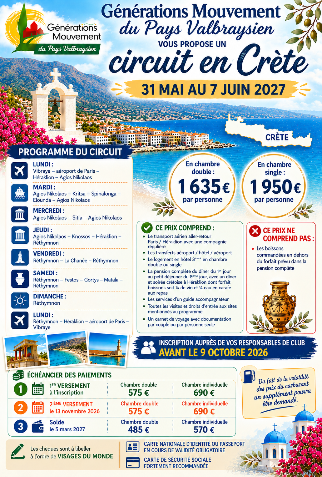 Affiche Crète 2027